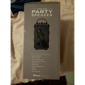 Color changing speaker w microphone